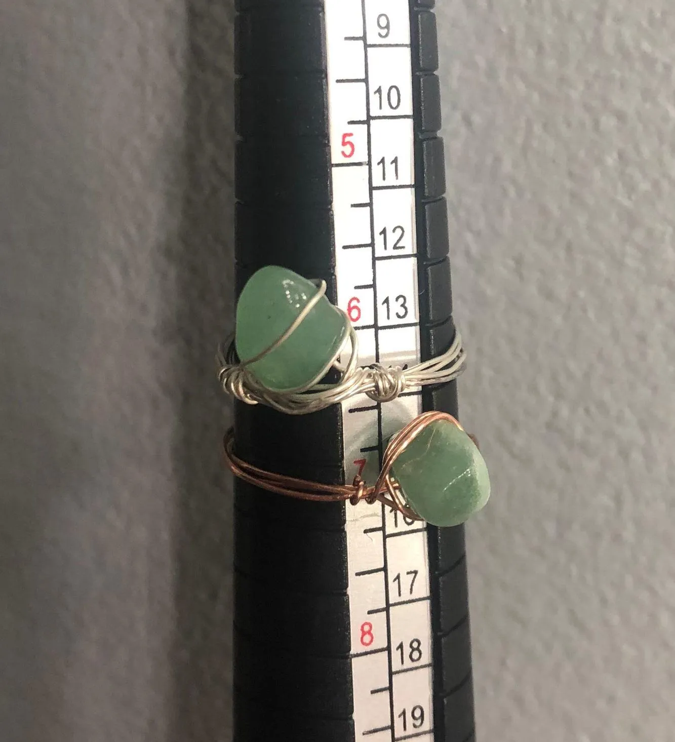 Aventurine Wire Ring - Image 3