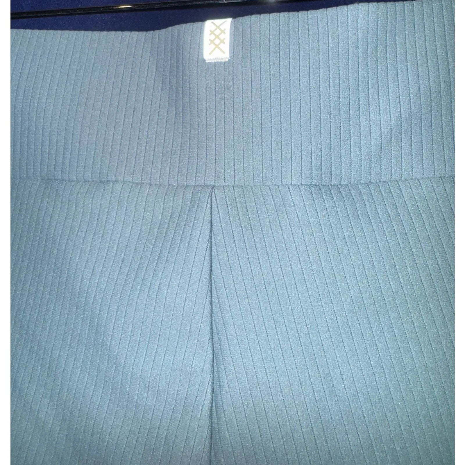 New Rhone Ripple Sweatpants Leggings Women Large Ribbed Sage Green Wide Leg Soft - Image 10