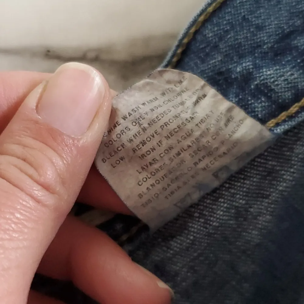 Vintage Zena distressed denim shorts size 10 - Image 5