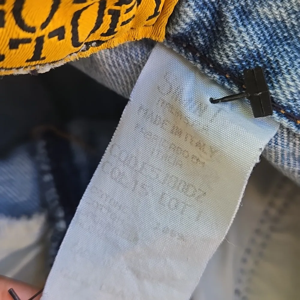 Vintage Armani Jeans Blue Denim Size 29 - Image 5