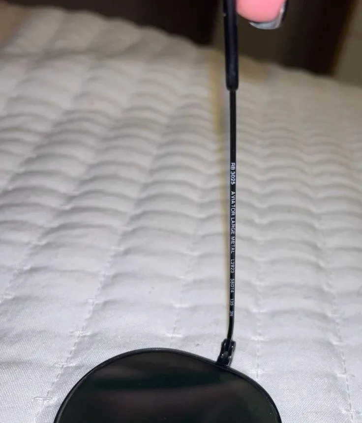 Ray-Ban  black aviator large metal - Image 5