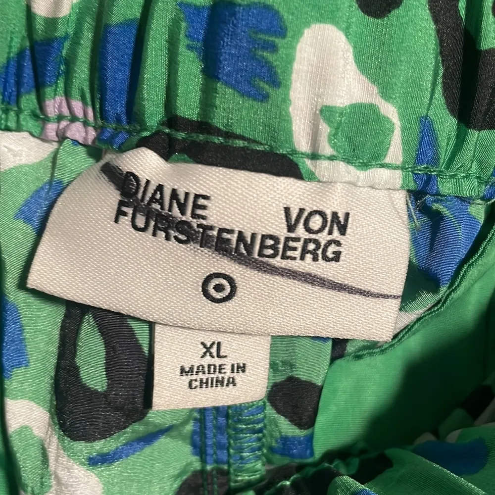 Utility Jazz Dot Green Cargo Pants Diane Von Furstenberg for Target New size XL - Image 2