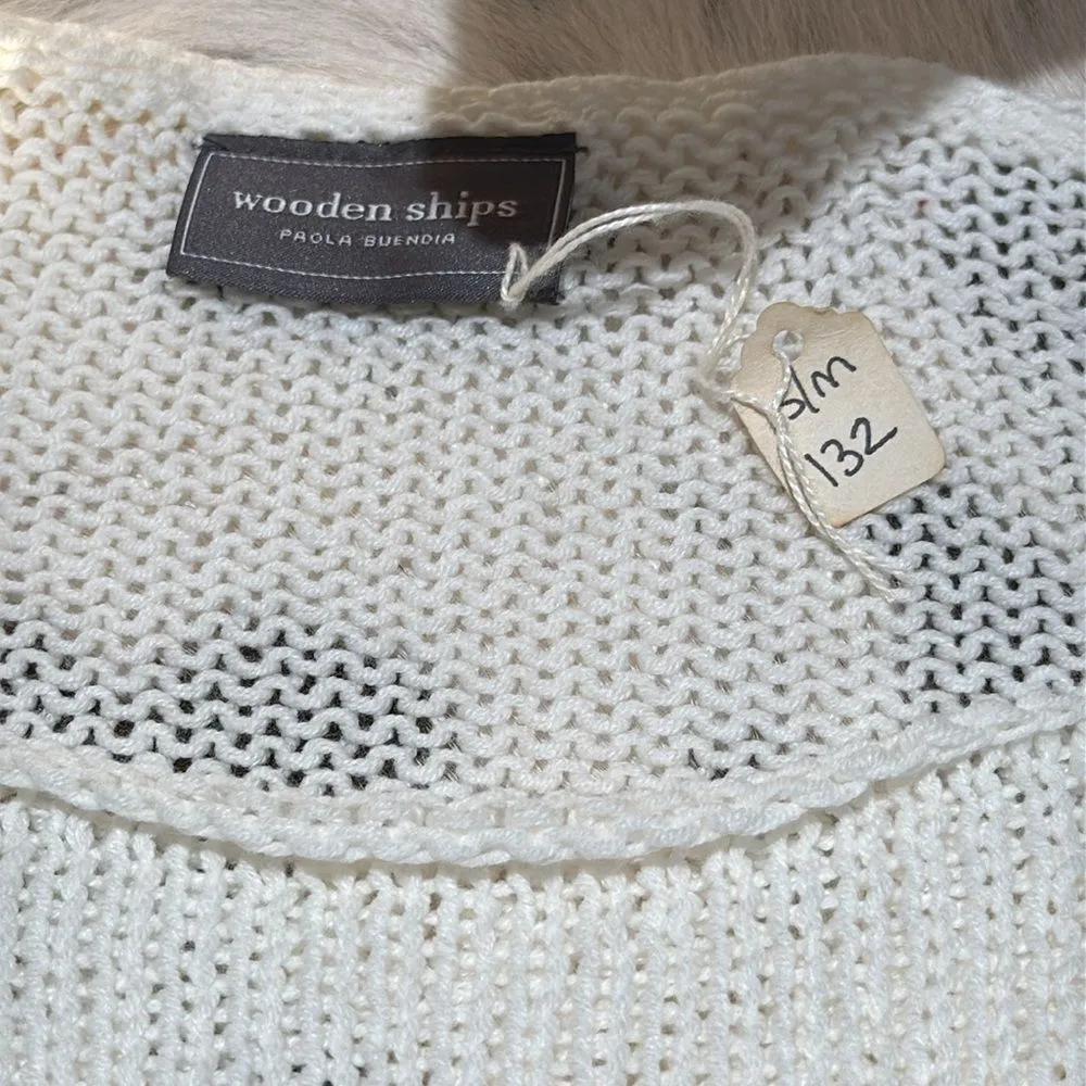 NEW WOODEN SHIPS tailgate tackles cotton sweater in‎ white - Image 3