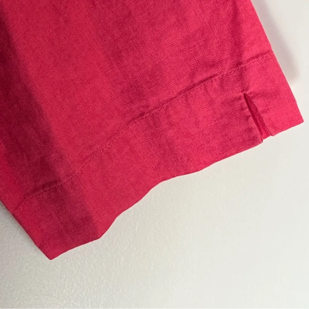 Women’s Vintage White Stag Linen Blend‎ Embroidered Long Sleeve Shirt Size 2XL - Image 8