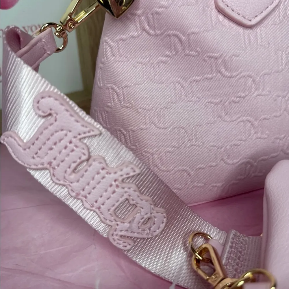 Juicy Couture Raspberry "Team Juicy Forever" Satchel - Image 4