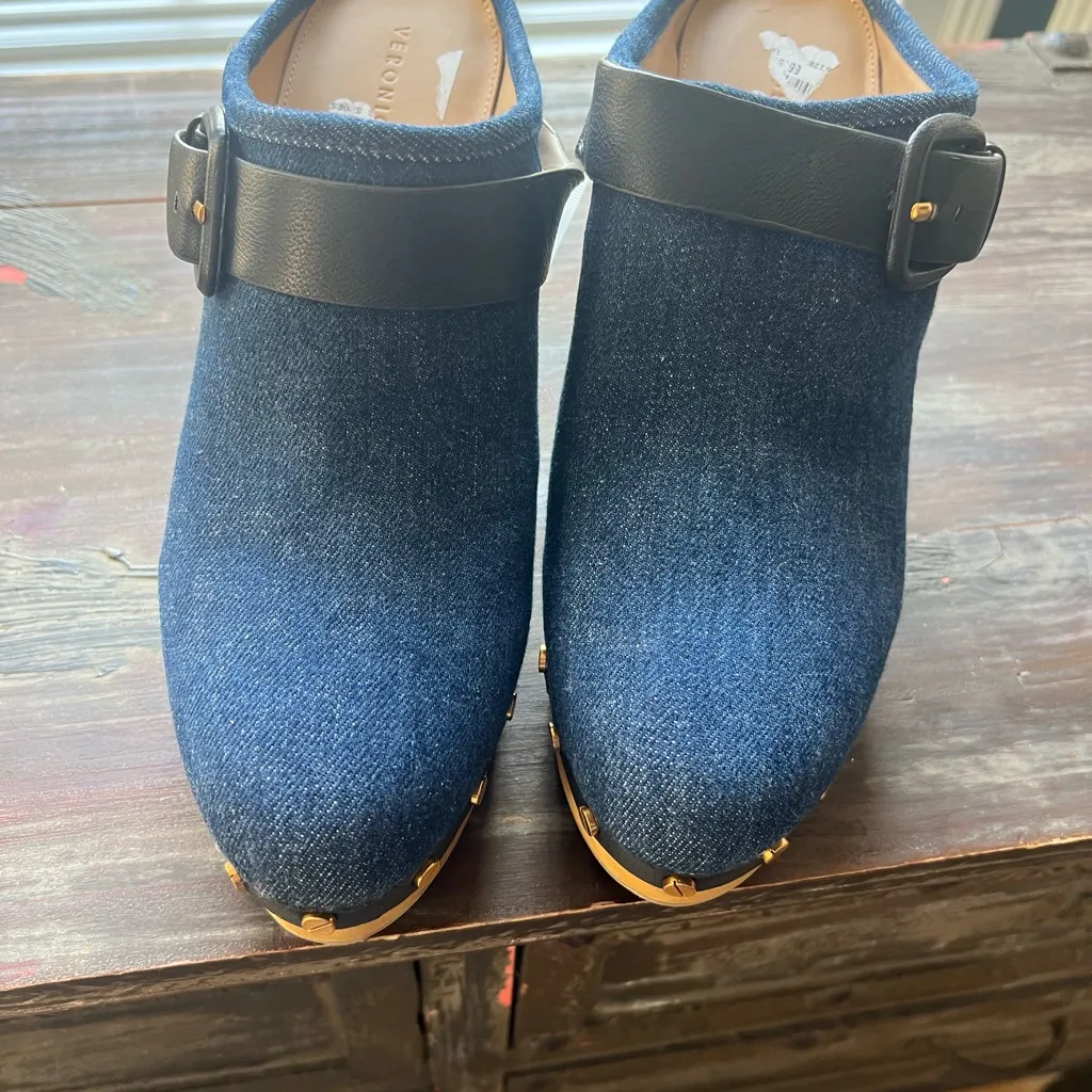 Veronica Beard  Dacey Denim Clog - Image 5