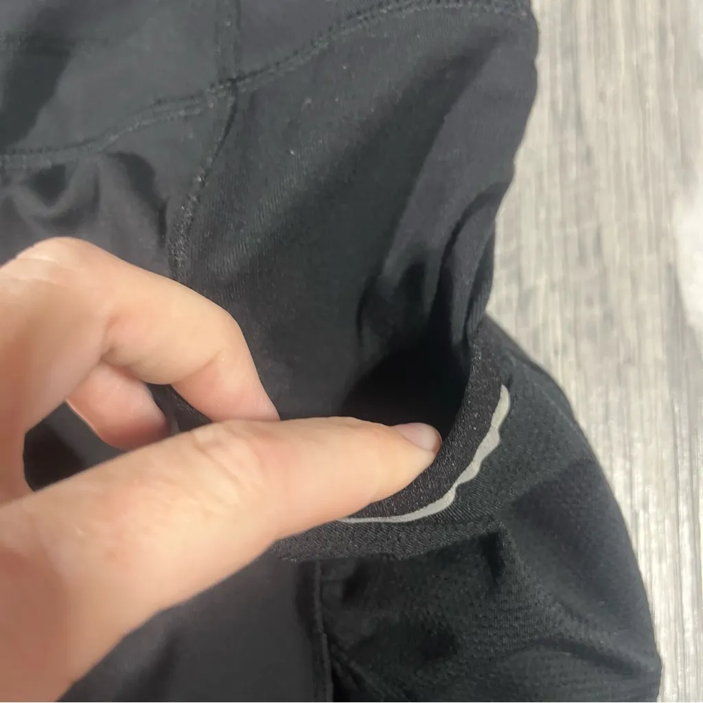 Athleta Black Leggings with Skirt Overlay; XS Women's - Image 5