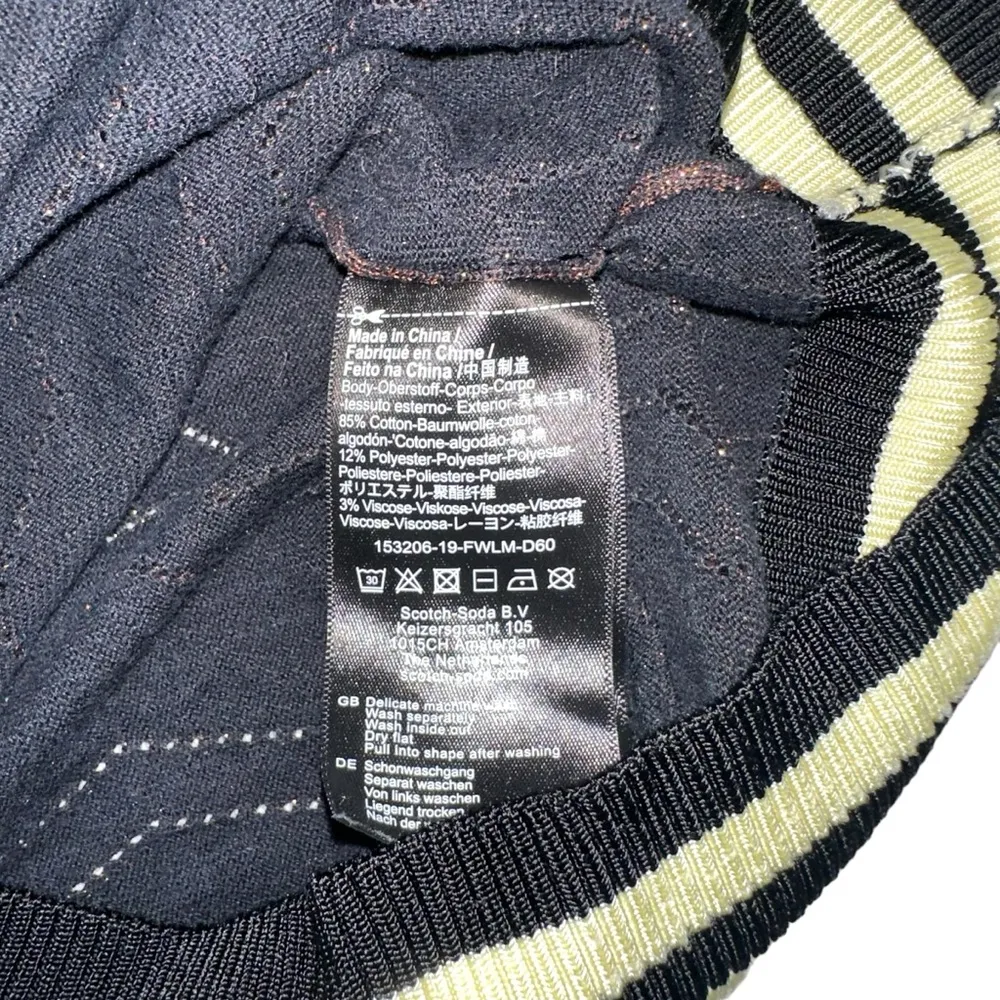 Scotch & Soda Maison Scotch Voila Brown Shimmery Pullover Sweater SMALL - Image 4