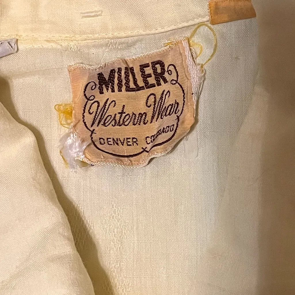 Cream Embroidered Women's Blouse Yellow - Image 2