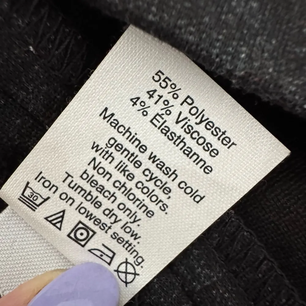 Women's Madewell Journal Pleated Mini Skirt Size 4 Charcoal Gray Ponte Knit - Image 4