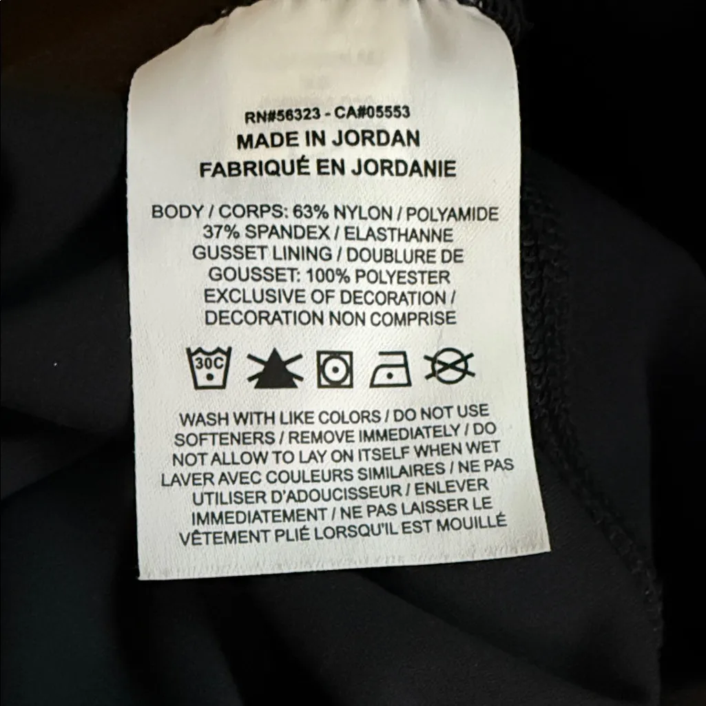 Nike Size Extra Small XS Dri-Fit Women's Teen Girl Black Biker Shorts - Image 8