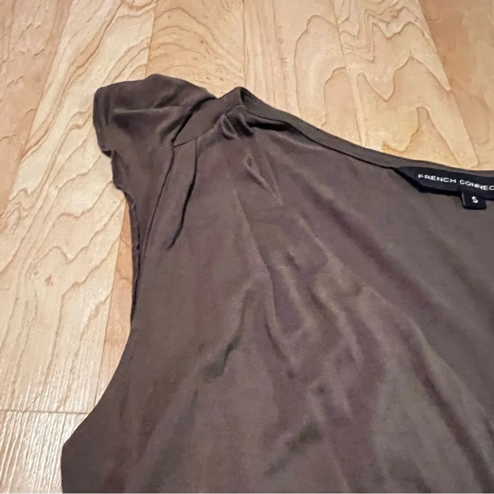 French Connection Brown Wrap Tank Top Women’s Small - Image 4
