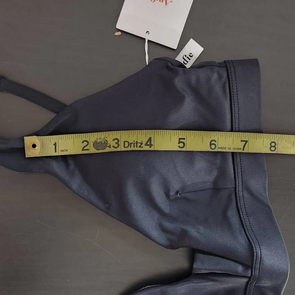 Andie Black Bikini Top Black Swim Top NWT Small Black Swimwear Andie Swim Top - Image 11