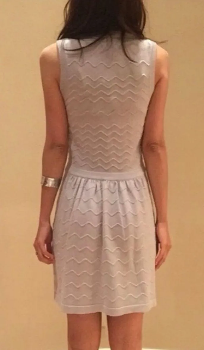 Romeo + Juliet Couture Grey Chevron Sweater Mini Dress - Image 2