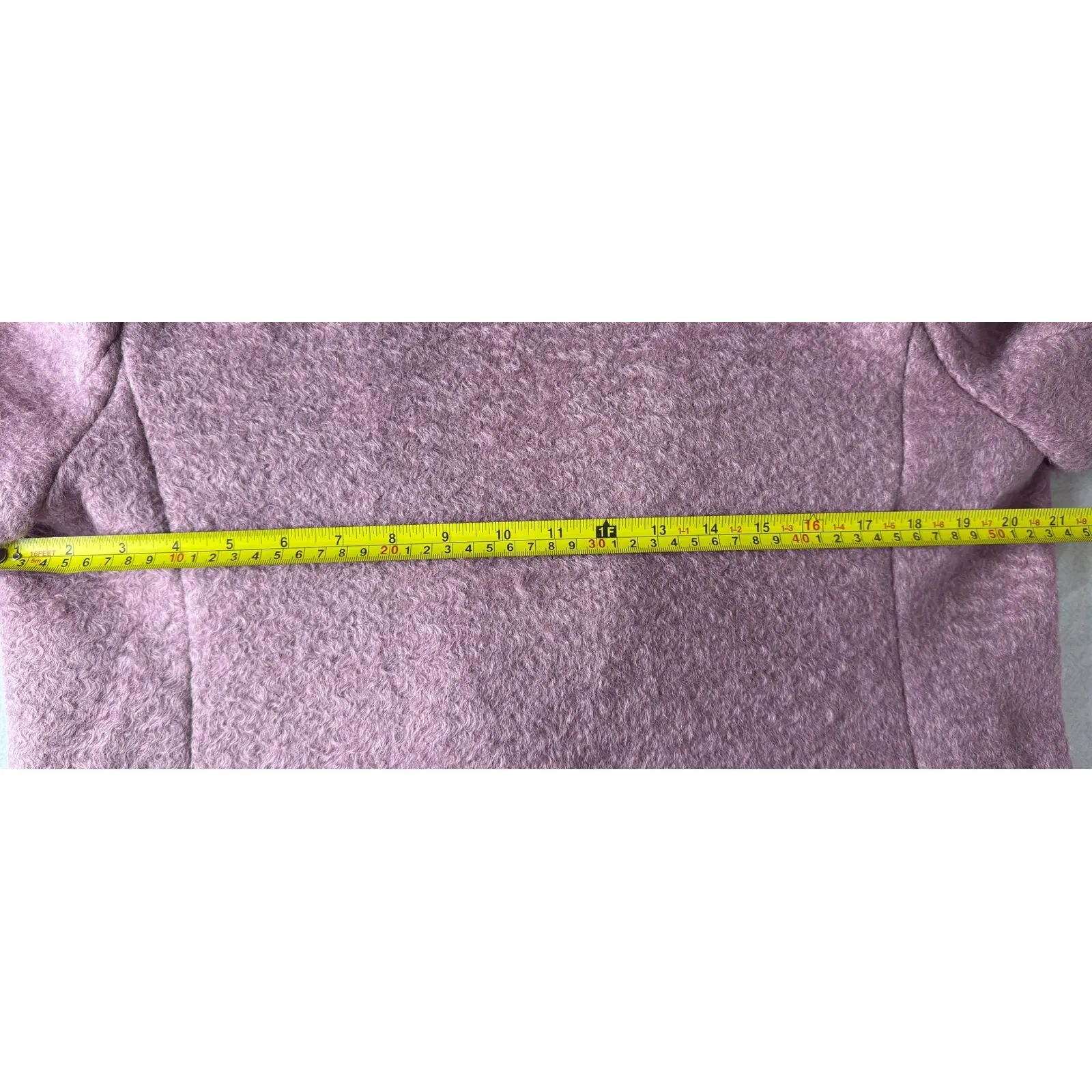 ELLEN TRACY Pink Textured Wool Blend Blazer Jacket Womens size M - Image 7