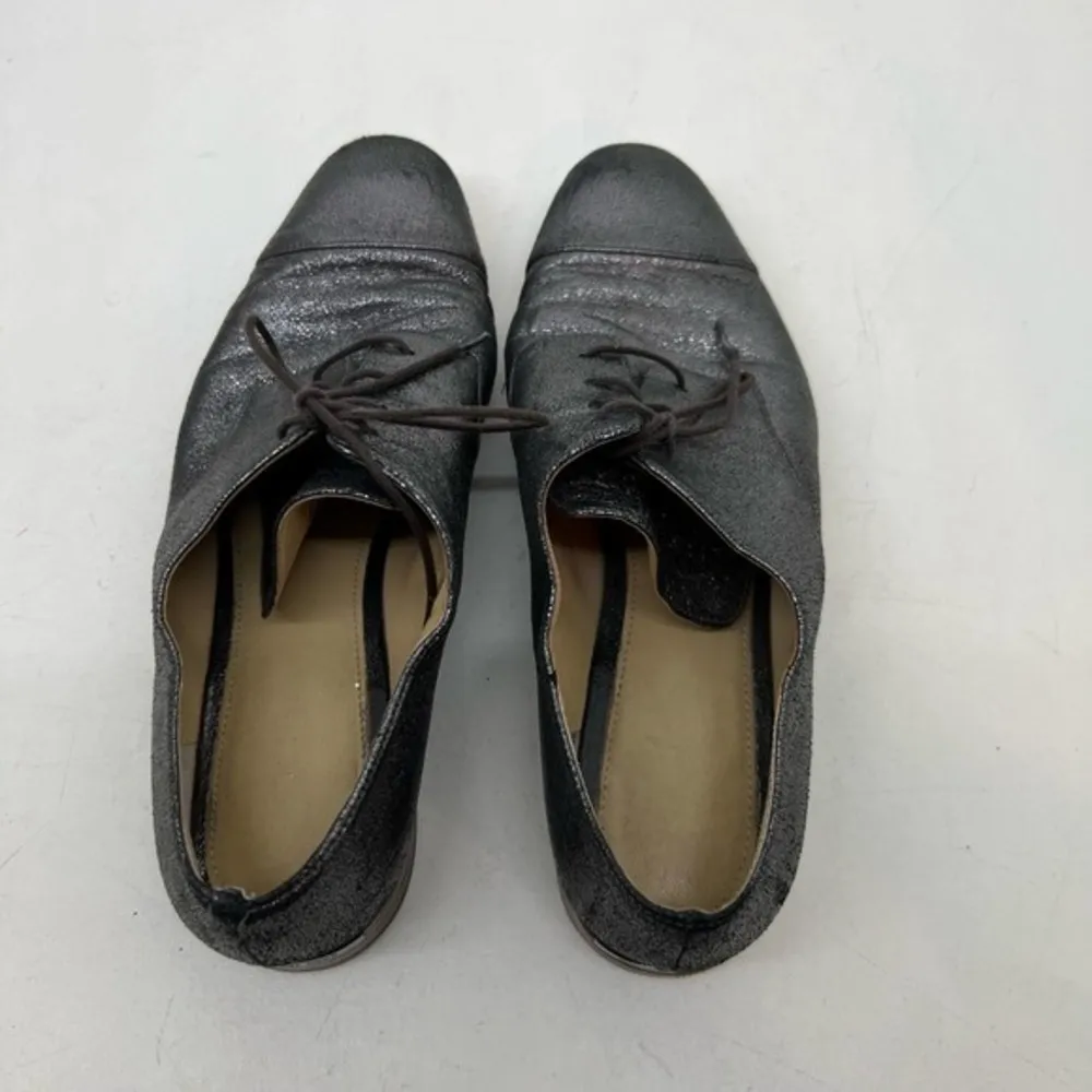 Womens MICHAEL Michael Kors Pierce Lace-up Oxfords - Gunmetal sparkle size 8 - Image 8