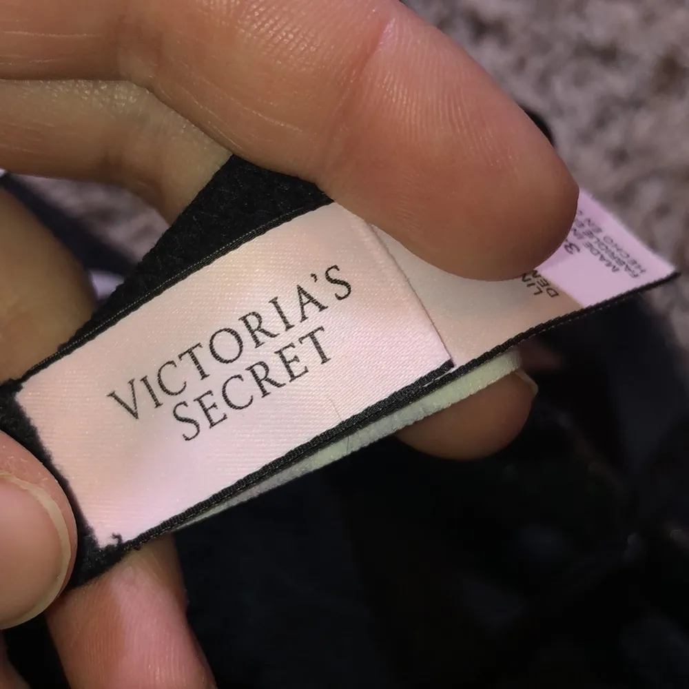 Victoria’s Secret sparkly bra lined denim bra size 34C everyday wear bra gray​​ - Image 6