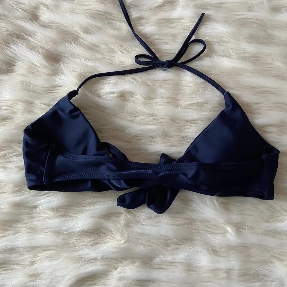 Shein Navy Blue Twist front Halter Bikini Tops Sz S - Image 36