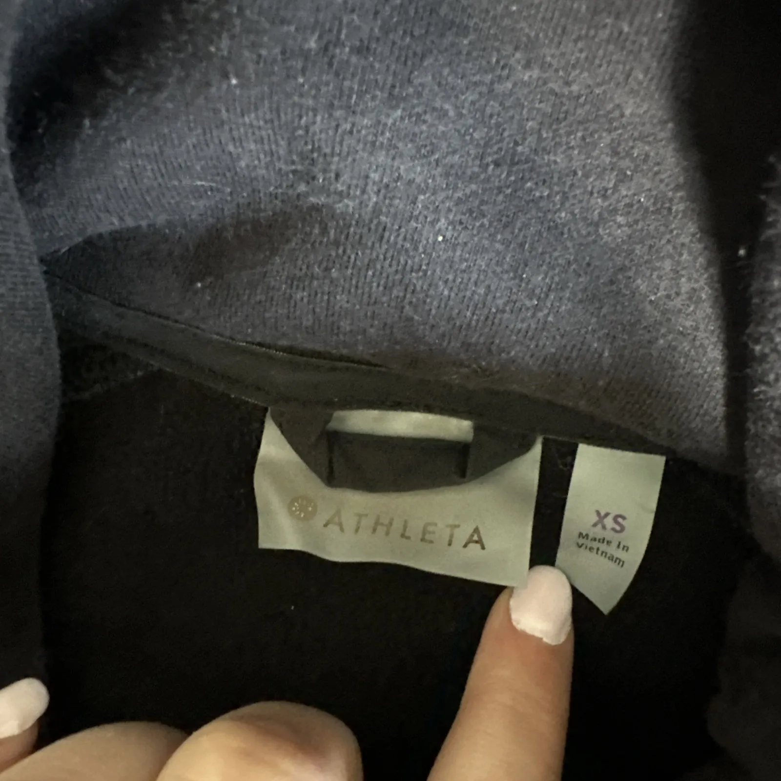 Women's Athleta XS Stronger Hoodie Full Zip Running Athletic Gym‎ - Image 2