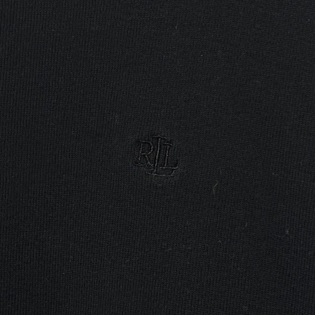 Ralph Lauren Cotton T Shirt Women’s Size 2X Top Black Casual - Image 5