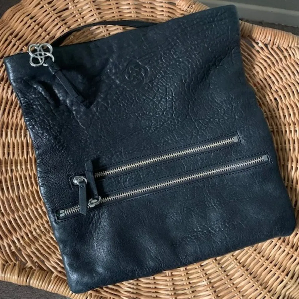 Stella & Dot Convertible Lambskin Leather Crossbody bag - Image 4