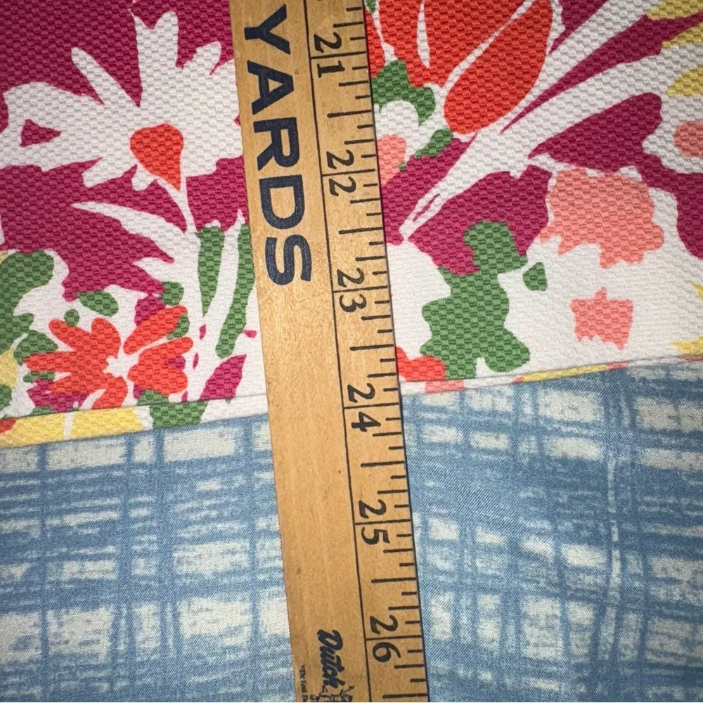 Talbots Pink, Red, Green and Yellow Knee-Length Pencil Skirt - Image 8