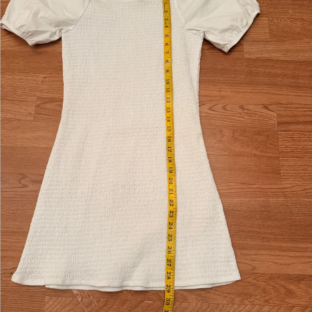 Speechless White Puff Sleeve Mini Dress - Image 5
