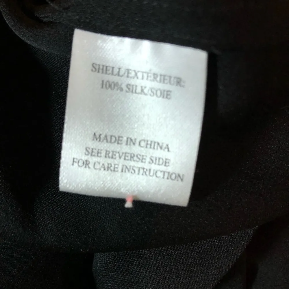 Theyskens Theory BLACK satin open back top size M - Image 7