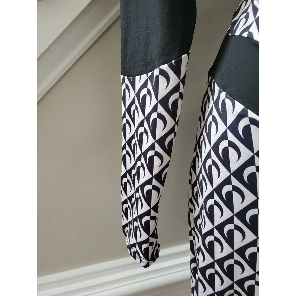 Lala Black Streetwear Autumn Fashion Skinny Slim Bodycon Jumpsuit Size Small - Image 5