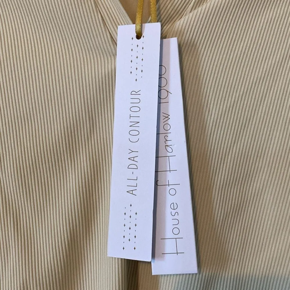 NWT House of Harlow ribbed body suit with collar - Size M - Image 5