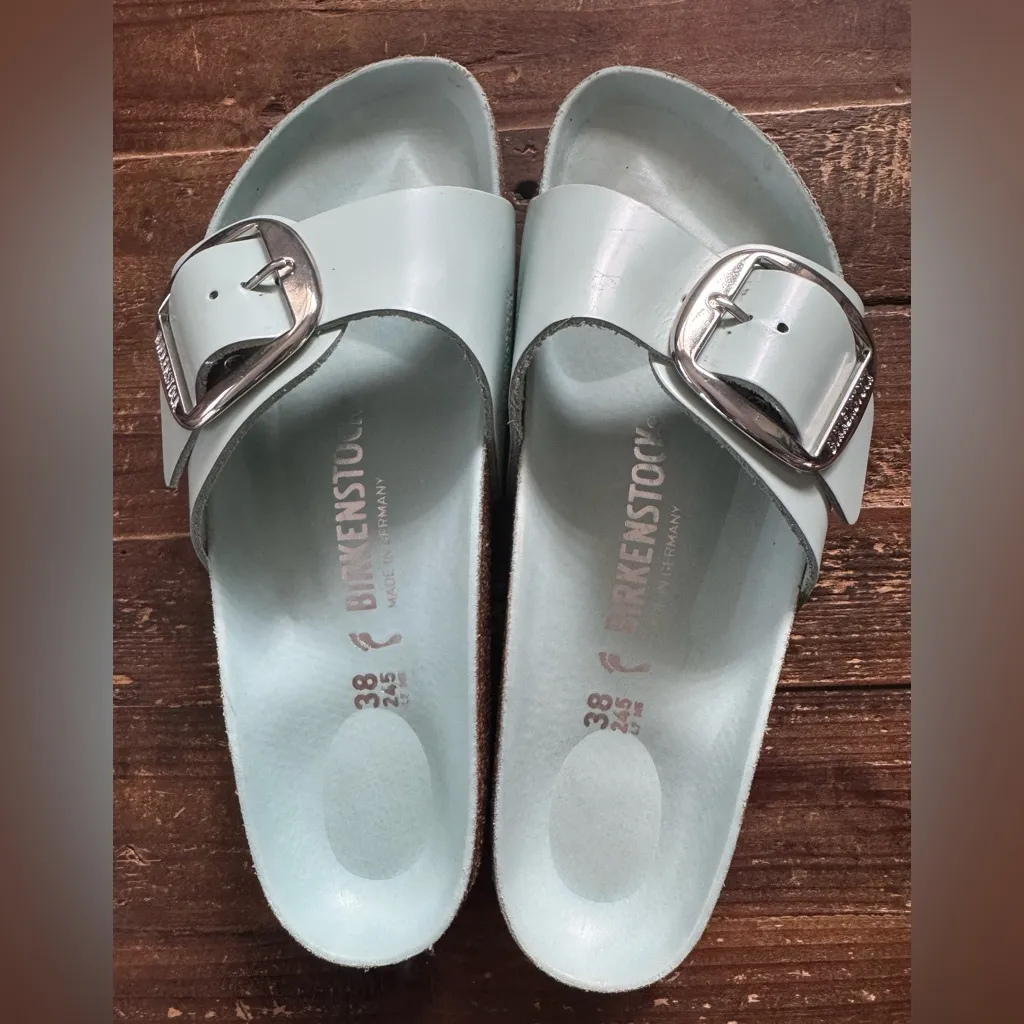 Birkenstock  Madrid Big Buckle Slide Sandal - Image 7