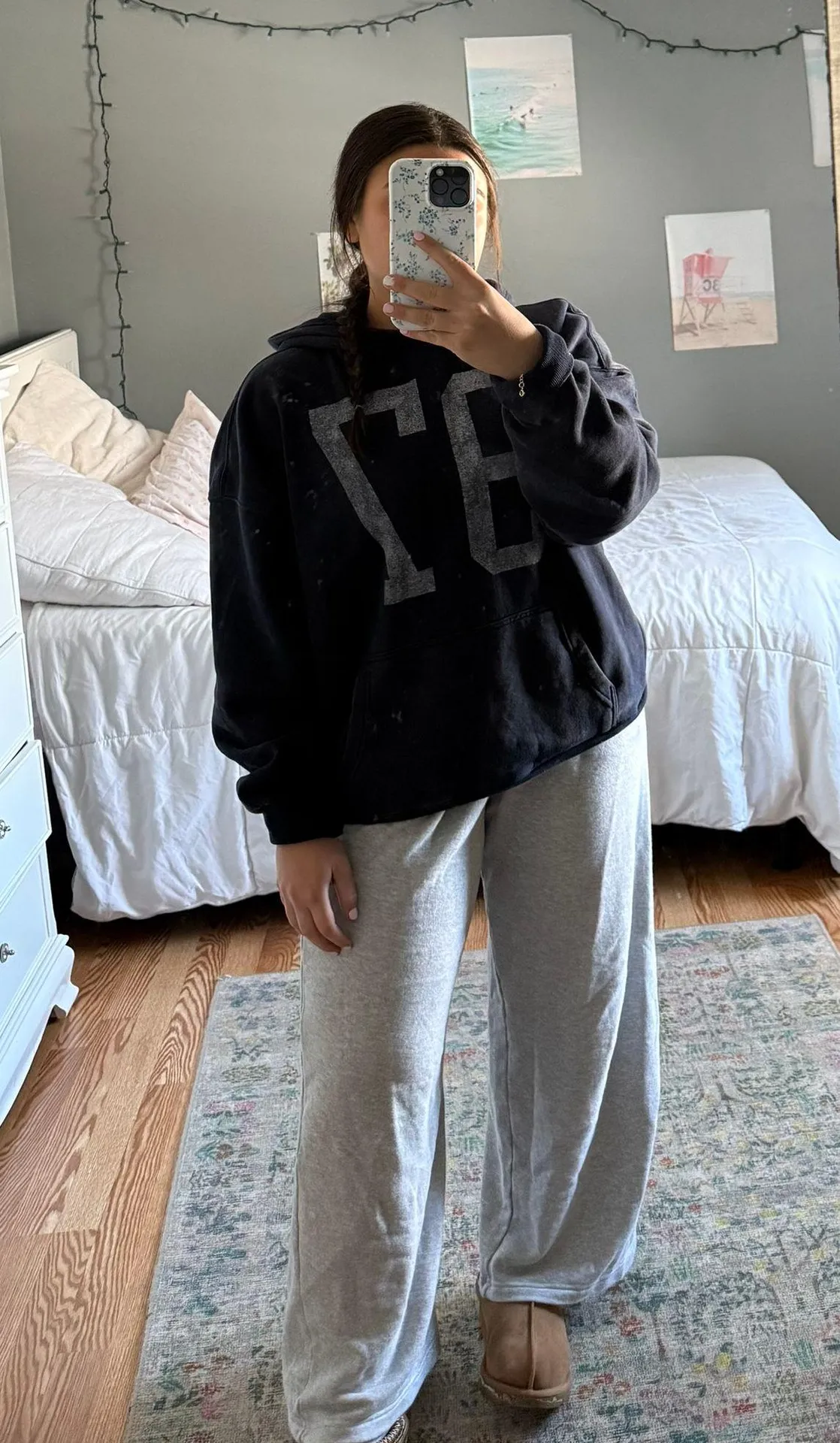 Gray Wide Leg Pants - Image 3