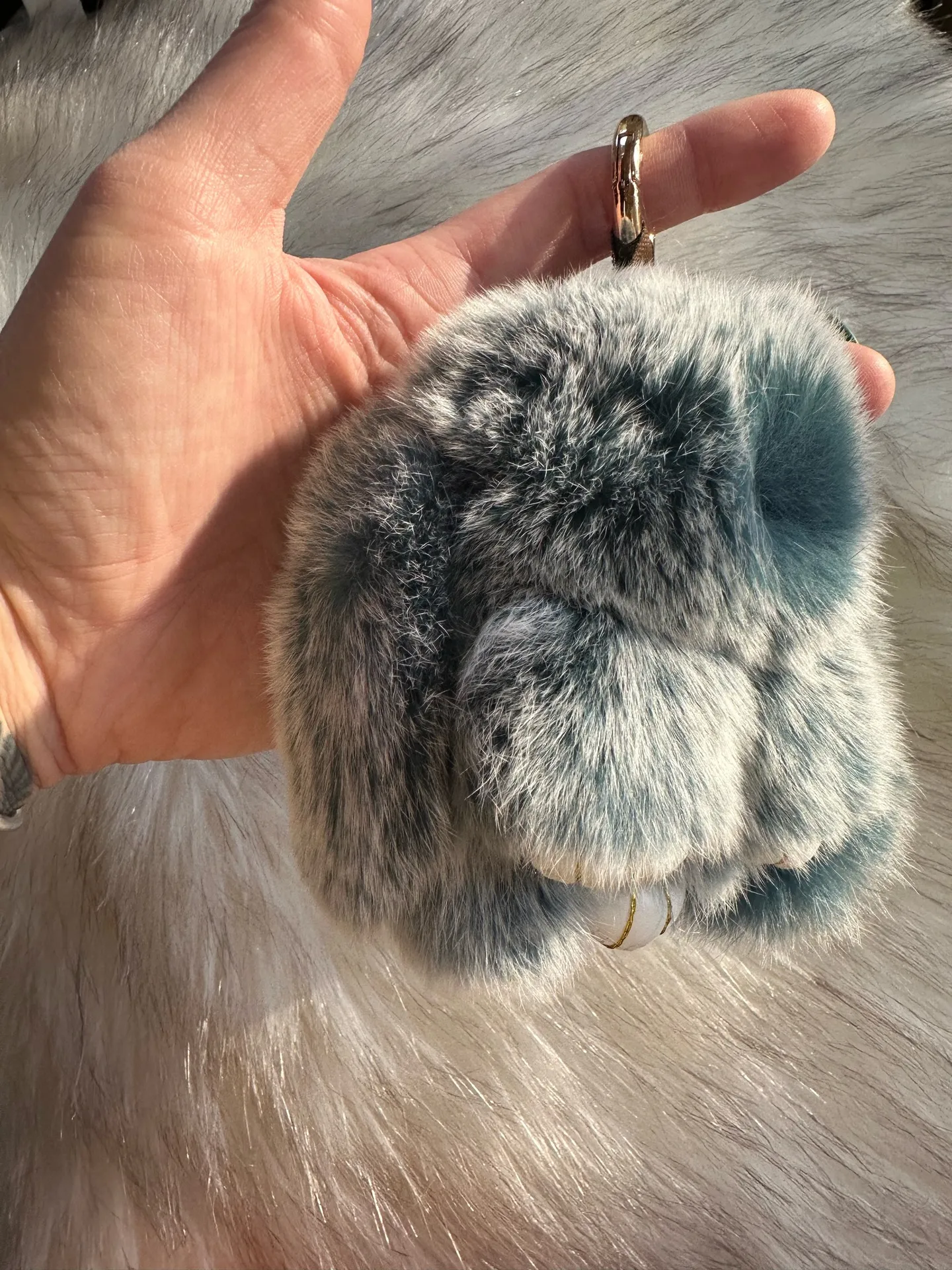 NIB Blue SnuggieBunny Keychain In Happy Holiday Tin. Perfect For Adult/Child New In Tin Giftable Holiday Gift Christmas Gift Stocking Stuffer No refunds returns or cancellations - Image 10