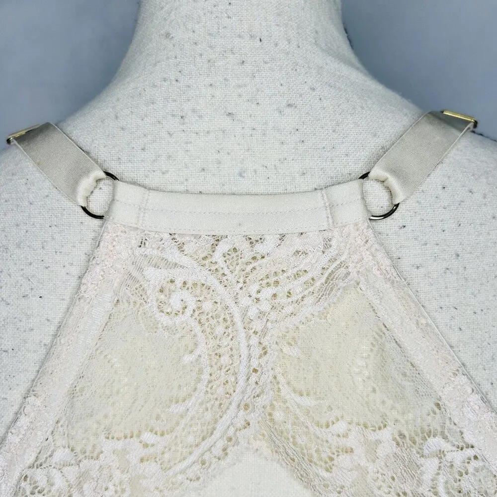 Third Love 32E / 34D Beige Lace Racerback Women's Underwire Lined Bra - Image 6