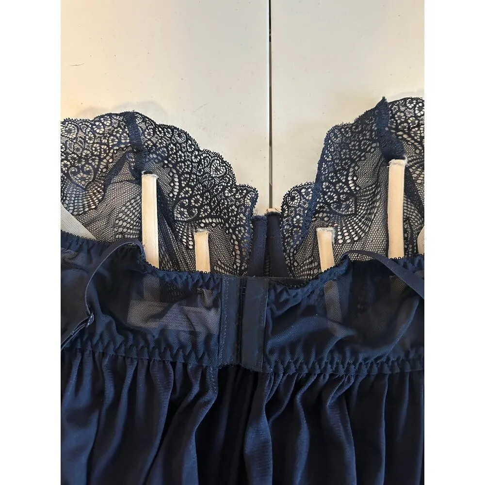 Cacique silk lace nighty lingerie teddy babydoll Size 22/24 - Image 5