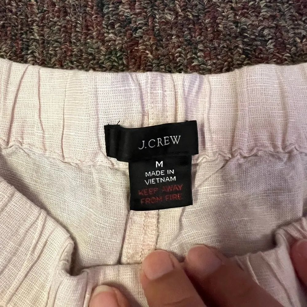 J crew linen blend pants M - Image 7