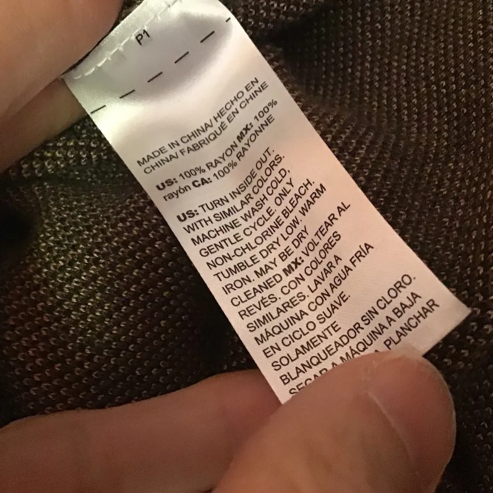 Chico's Women's Brown Leopard Print V-Neck Sweater - Image 3