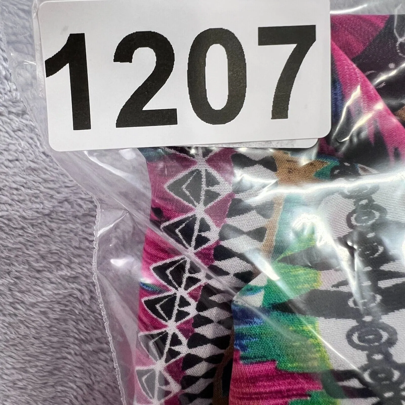 Rabbit Rabbit Rabbit Designs Dress Handkerchief Hem‎ Boho Multicolor 12 Size 10 - Image 10