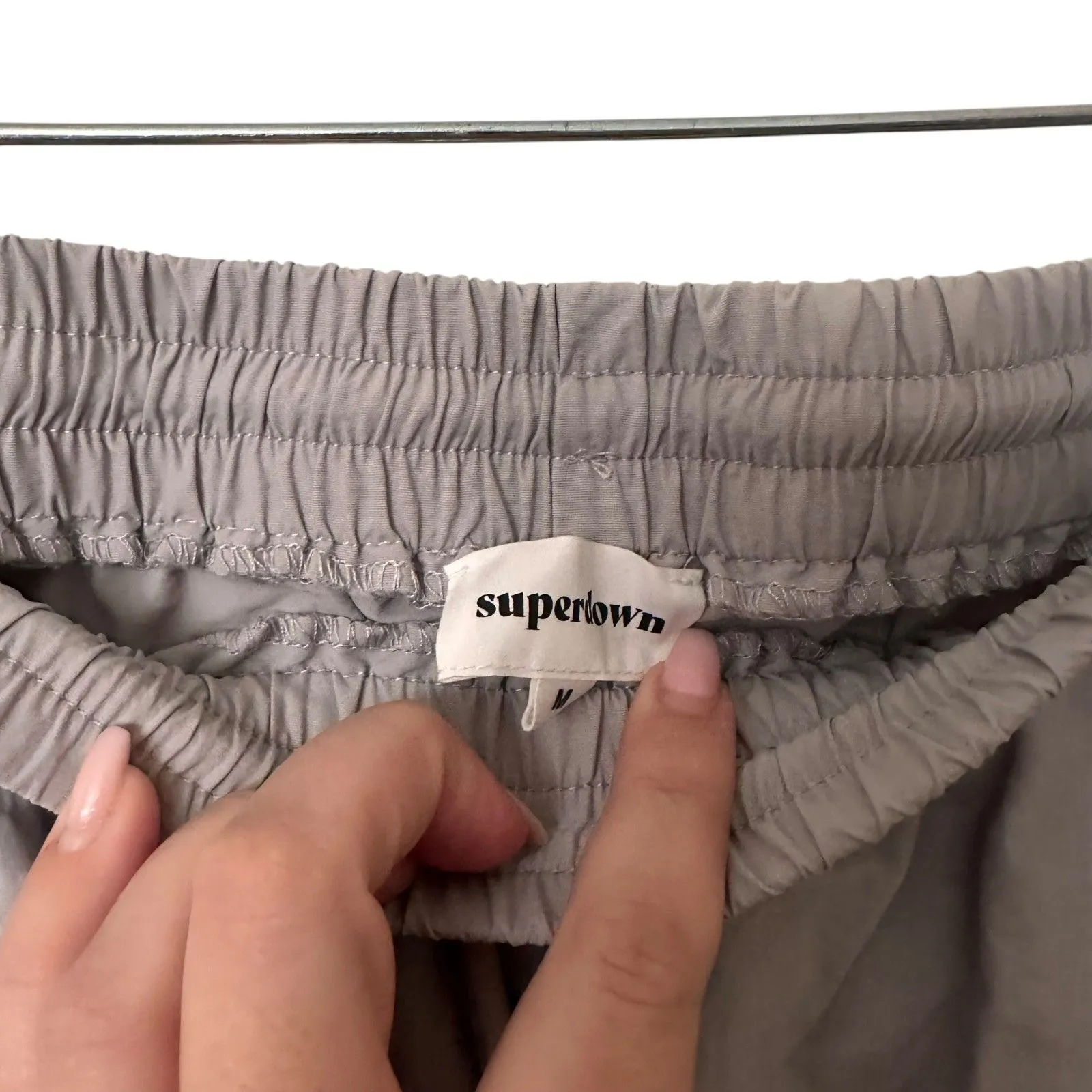 SUPERDOWN Evie Cargo Pant Purple/Gray Medium - Image 5