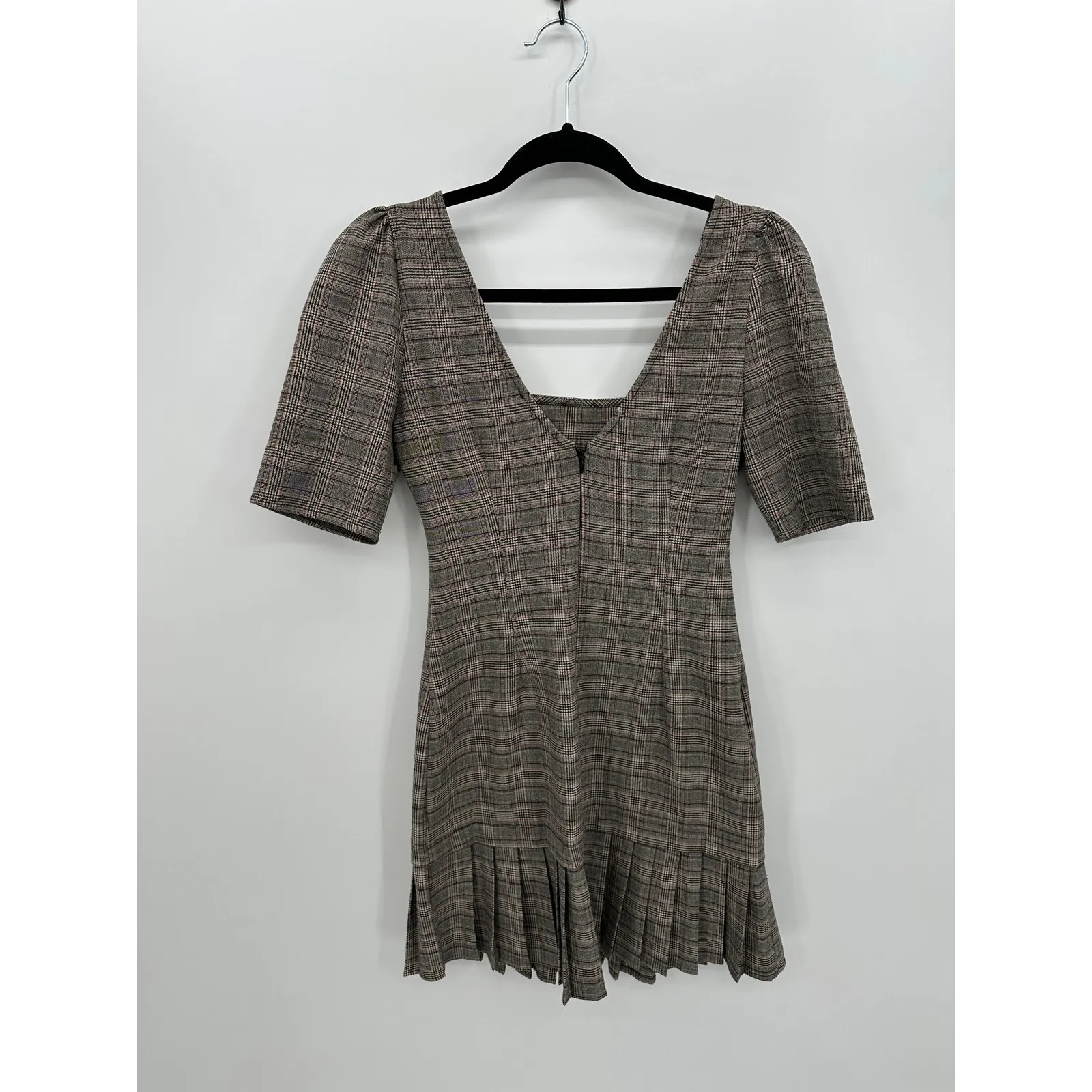 BCBG Mini Academia Dress Women Sz 0 Preppy Clueless Fitted Pleated Schoolgirl - Image 2