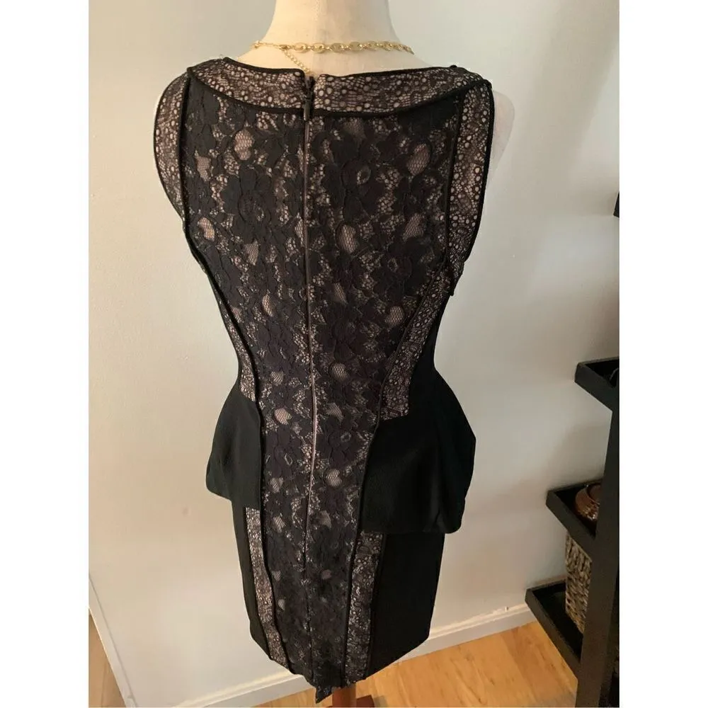 Bcbg fancy black dress size 2 Black - Image 4