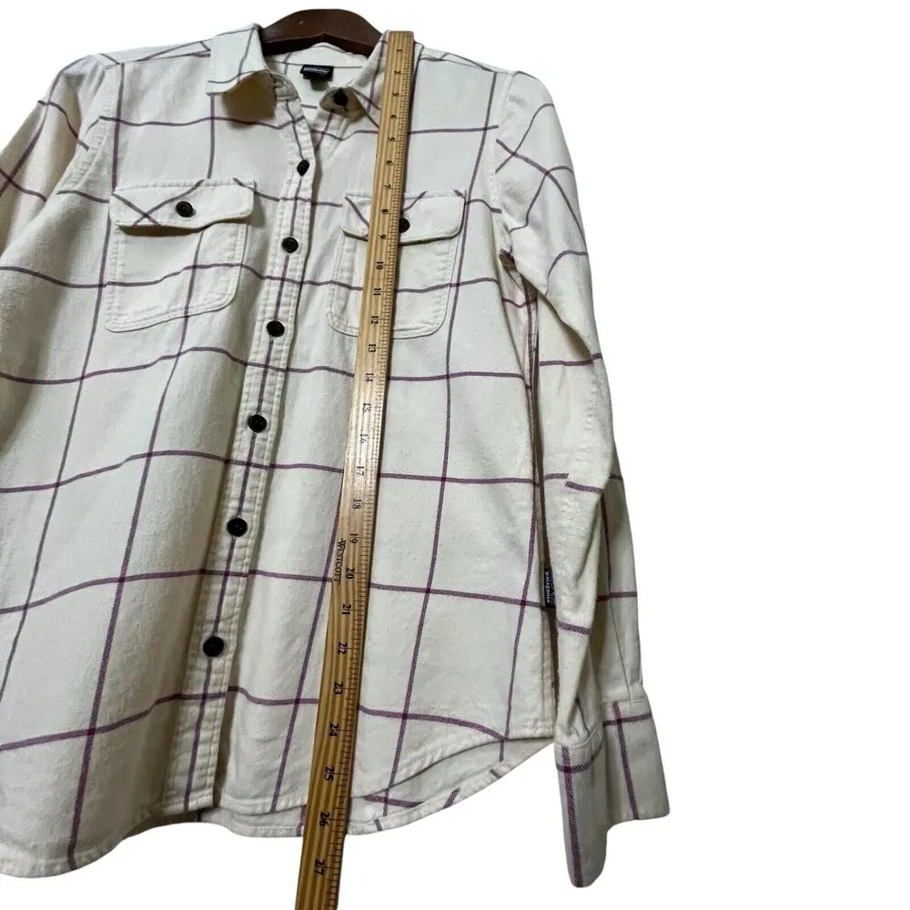 Patagonia Fjord Flannel Shirt Women’s Size XS Organic Cotton Long Sleeve Top - Image 12