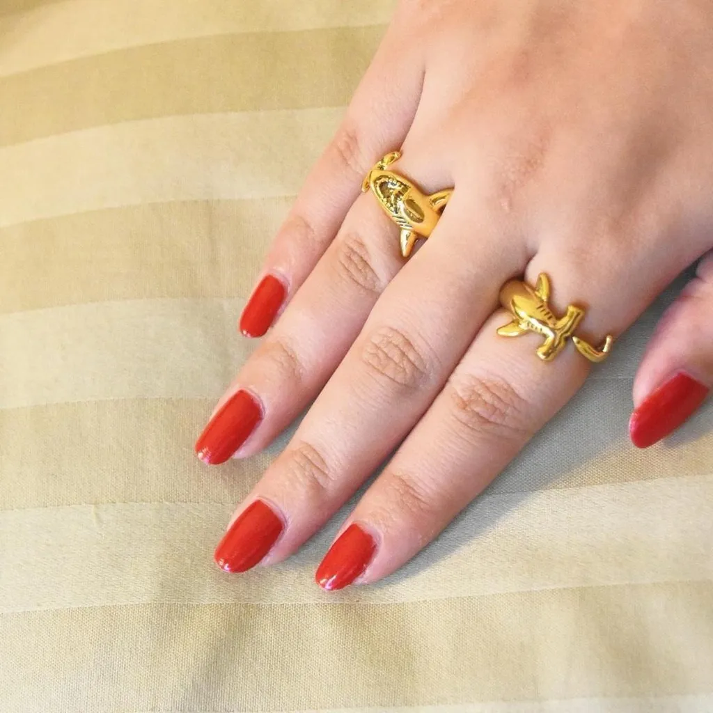 Gold Shark Ring - Image 5