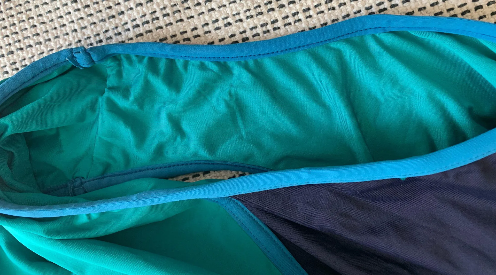 Beach Colorblock One Piece Swimsuit 4 - Image 4