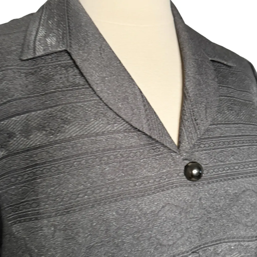 LESLIE FAYE GRAY BLAZER SZ 16W - Image 4