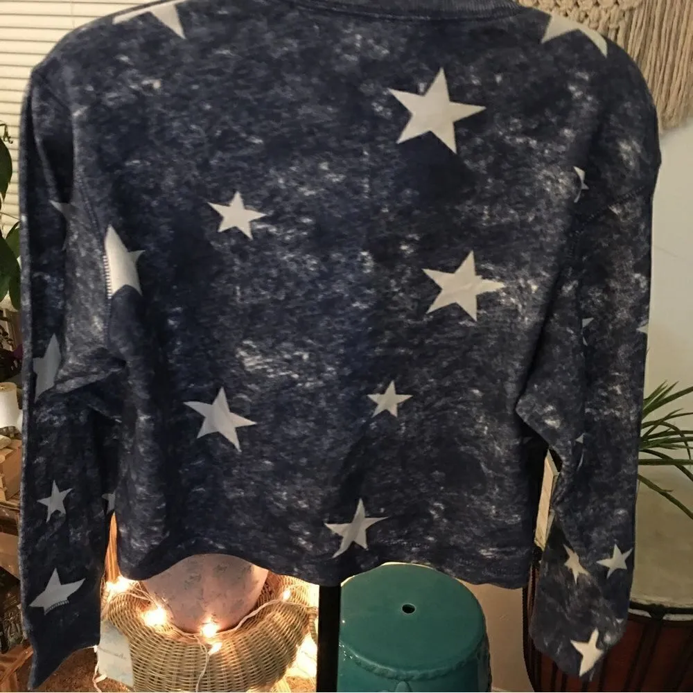 Dreamsicle Soft inner fleece cropped Florida Sweatshirt Blue - Image 5