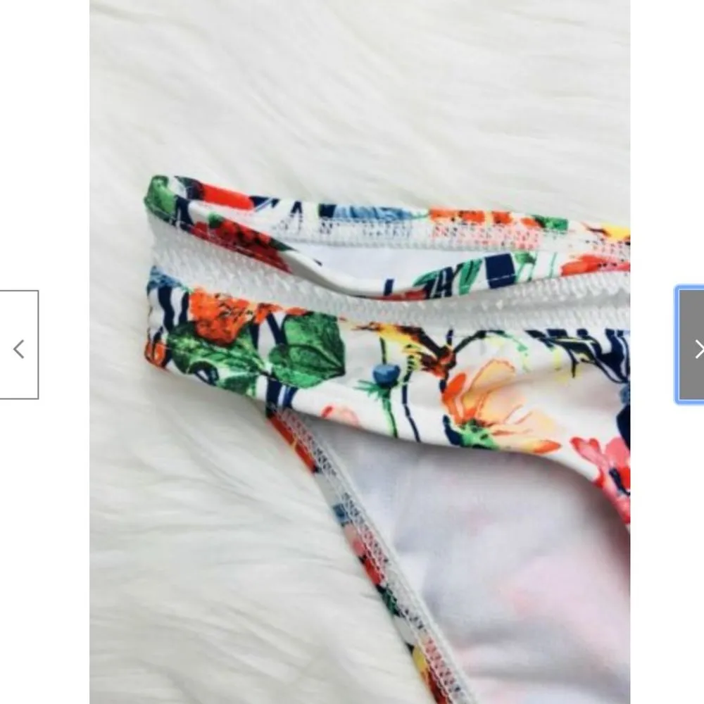 Lucky Brand Crochet Cutout Hipster Bottoms Multi M - Image 3