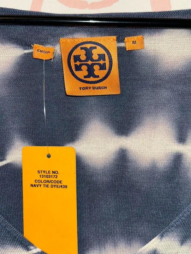 Tory Burch silk blend tie-dye EDIE top - Image 5