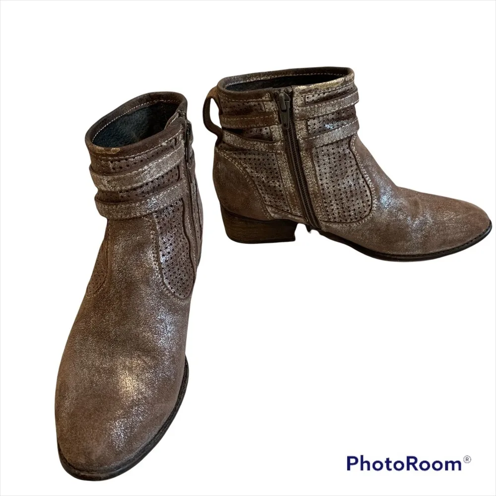 Seychelles Sanctuary Metallic Pewter Metal Bootie - Image 6