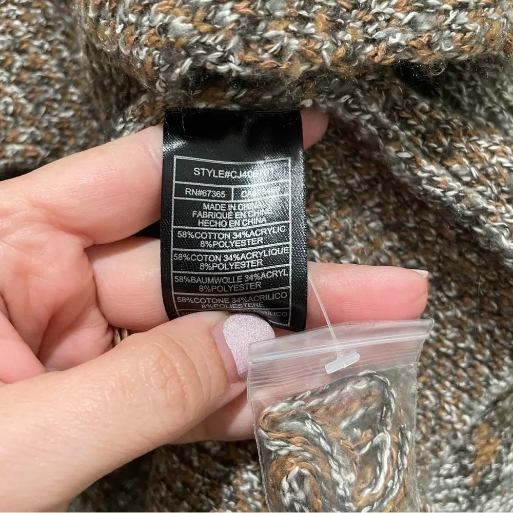 Lulu’s Cupcakes and Cashmere Mel Leopard Print Cardigan Sweater Size Medium - Image 10